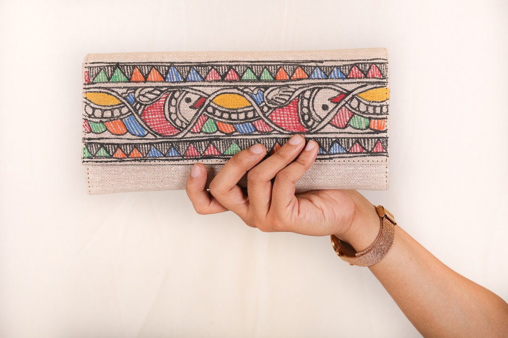 Hand painted clutch hotsell