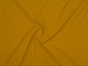 Golden yellow animals pattern hand painted cotton kurta