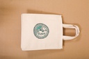 Cotton short strap handpainted Madhubani Jhola bag