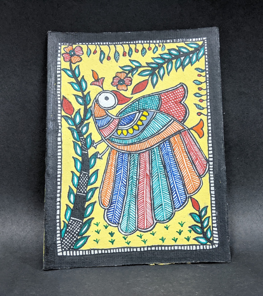 Madhubani Painted Greetings Card 03