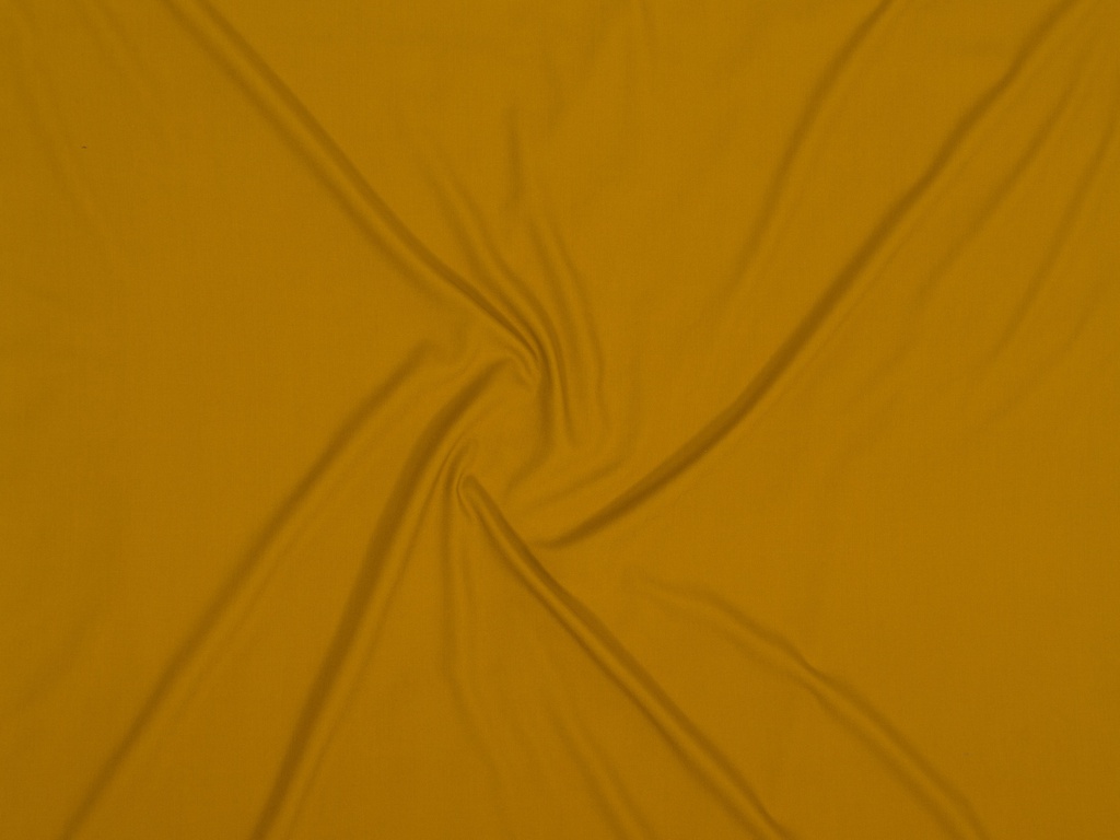 Golden yellow animals pattern hand painted cotton kurta