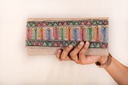 Jute modern patterns hand painted Madhubani clutch bag (copy)