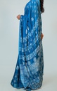 Indigo Batik Print Saree