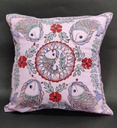 Madhubani painting Cushion cover 06