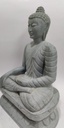 White Budhha Sculpture ( Bhumisparsh Mudra)