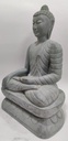 White Budhha Sculpture ( Bhumisparsh Mudra)