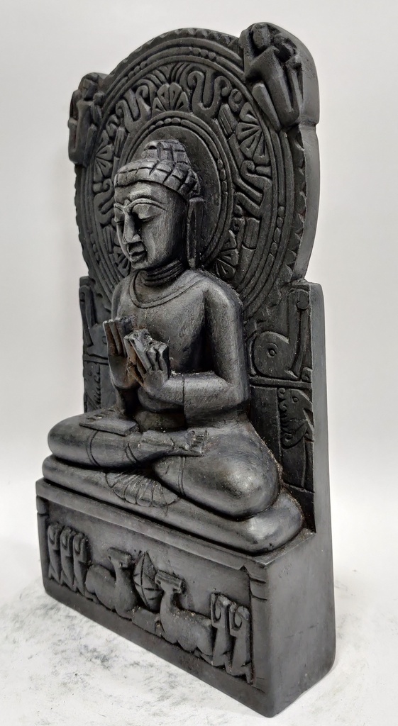 Black Budhha Sculpture in Dharmachakra Mudra (copy)