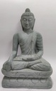 White Budhha Sculpture ( Bhumisparsh Mudra) (Large)