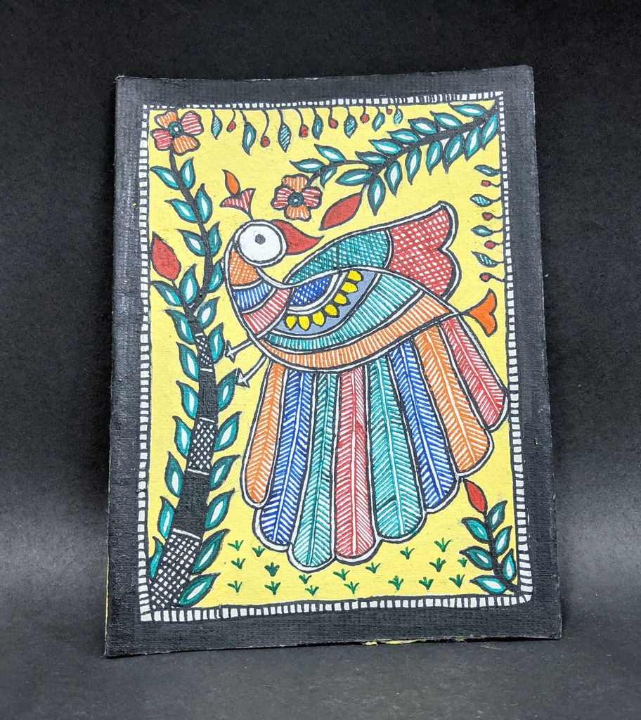 Madhubani Painted Greetings Card 03