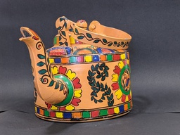 [SG/SS/MK/01] Madhubani Painted Tea Kettle 01