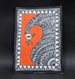 [SG/SS/GK/02] Madhubani Painted Greetings Card 02