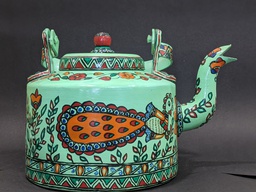 [SG/SS/MK/02] Madhubani Painted Tea Kettle 02